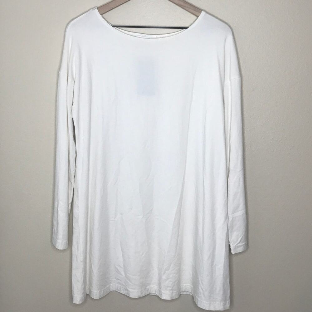 BRYN WALKER Daisy Tunic Lagenlook Boxy Minimalist Organic Bamboo Cotton Capsule